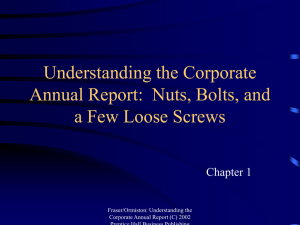 Understanding Corporate Report