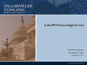Is the PPEA Process Right for You?