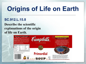 L.15.8 Origins of Life