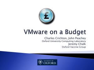 VMWare On A Budget