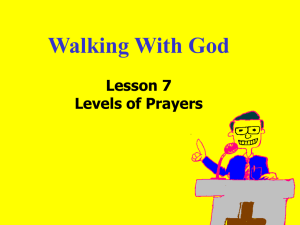 Lesson 7 - Church of Christ