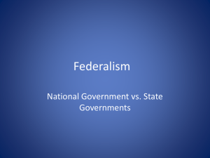 Federalism (AP only)
