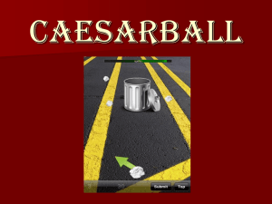 CAESARBALL PowerPoint Test Review - Smith-CyRidge