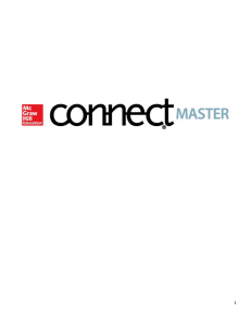 Instructor Guide for Connect Master