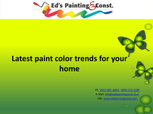 Latest paint color trends for your home
