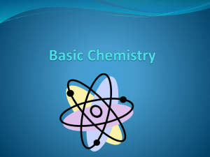 Basic Chemistry What is Chemistry?