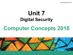 Unit 7 Digital Security