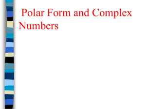 polar coordinates