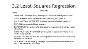 3.2 Least-Squares Regression