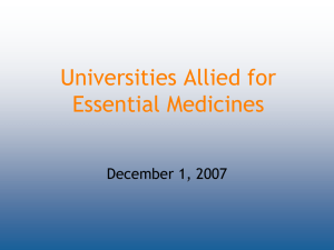 Introductory Presentation, Dartmouth University, 2007
