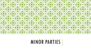 Minor Parties PPT