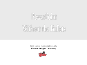PowerPoint without Bullets (30 Min)