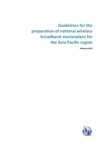 Guidelines for the preparation of the Asia Pacific region national