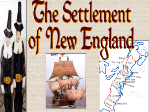 New England Colonization