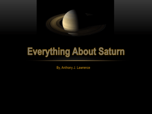 Anthony's Everything About Saturn