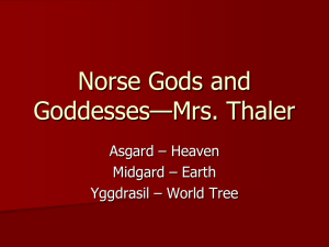 Norse Gods and Goddesses