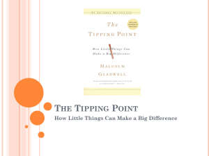 The Tipping Point – Part 1