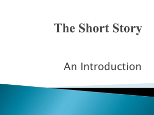 Lecture 12 - Introduction to short story