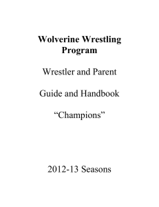 Wolverine Wrestling Program
