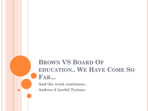 CUBE-Trainer-Brown VS Board Of education