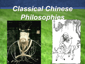 Classical Chinese Philosophies - Fort Thomas Independent Schools
