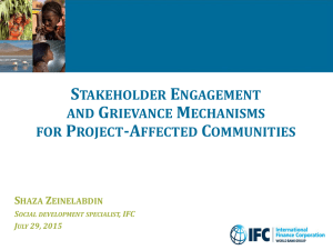 Defining Stakeholder engagement