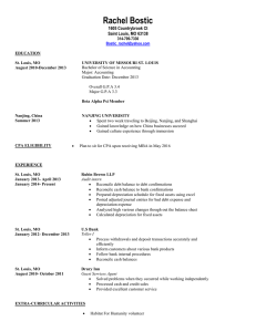 My Resume - University of Missouri