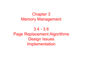 Chapter 3 Memory Management 3.4
