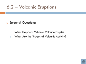 Volcanic Eruption Notes