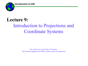Introduction to GIS - University of Vermont