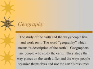 Geography Notes PowerPoint