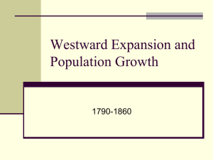 Westward Expansion and Population Growth
