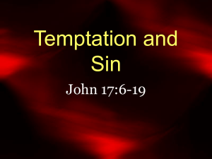 Temptation and Sin