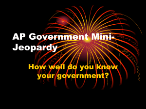 AP Government Mini