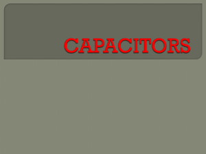 properties of capacitors
