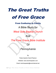 The Great Truths of Free Grace