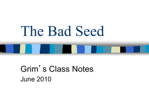The Bad Seed - Mrs. Johnson