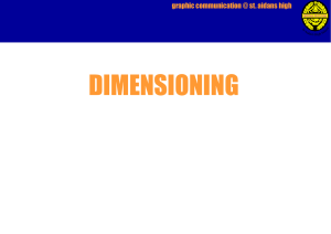 Dimensioning