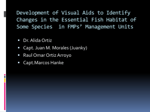 Development of Visual Aids to Identify Changes in the Essential Fish