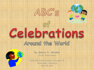 ABC's of Celebrations