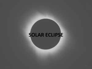 Unit 3: Solar Eclipse