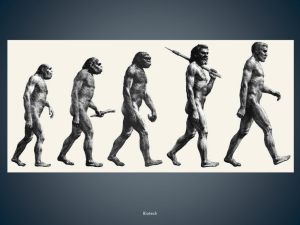 Human Evolution - Environmental