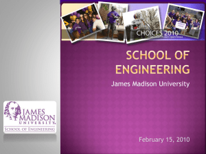 Engineering - James Madison University