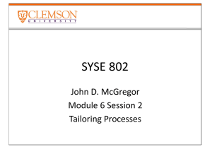 SYSE 802 - Clemson University