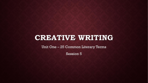 Creative Writing - Ozark R