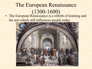 The Renaissance (1300