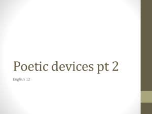 Poetic devices pt 2