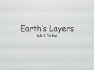 Layer's of the Earth