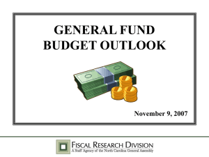 General Fund Budget Outlook