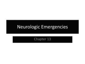 13 Neurologic Emergencies